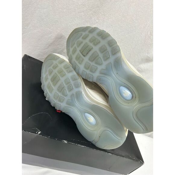 Nike Men's Air Max 97 White Hot Ice Sneakers CT4526-100, Size 7 Pre-owned - Picture 5 of 5